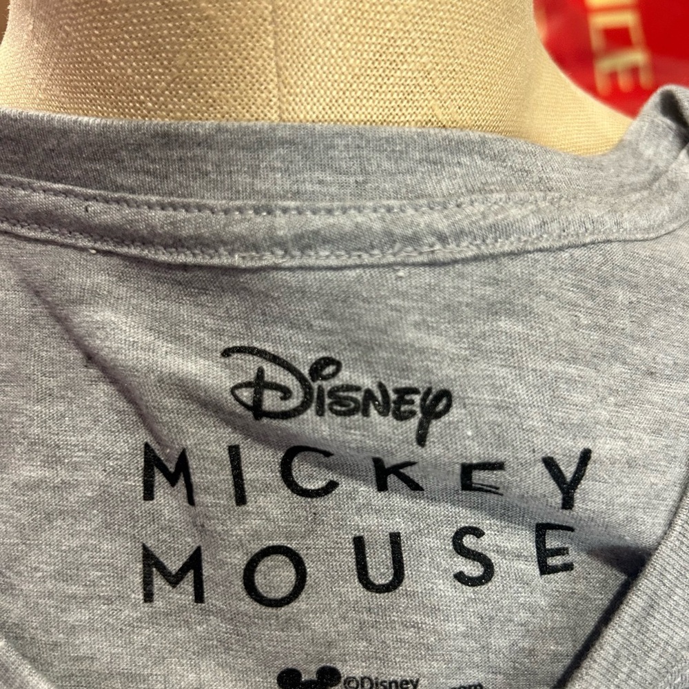 Disney women's Gray Mickey Mouse Tee
